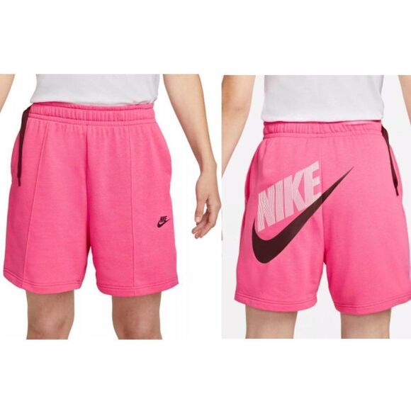 Nike Sportswear Women's High Rise Fleece Dance Shorts  DV0334-684 Pinksicle - Picture 1 of 11